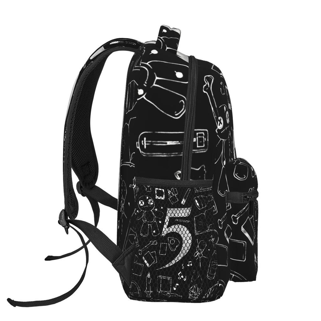Phasmophobia Merch Student Backpack School Bag Hiking Travel Daypack for Boys Girls Fashion Bookbag Shoulder Bags