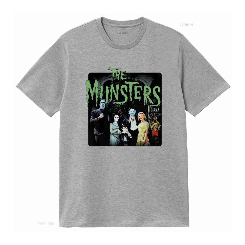 50 Years Munsters The 1313 Classic TV Show Mens Regular Fit T Shirt Vintage Washed Breathable Soft Homme Unisex Graphic