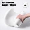 Car Cushion Breathable Memory Foam Lumbar Support Pillow for Driving And Office Chair Ergonomic Waist Protection Back Cushion for Pain Relief And