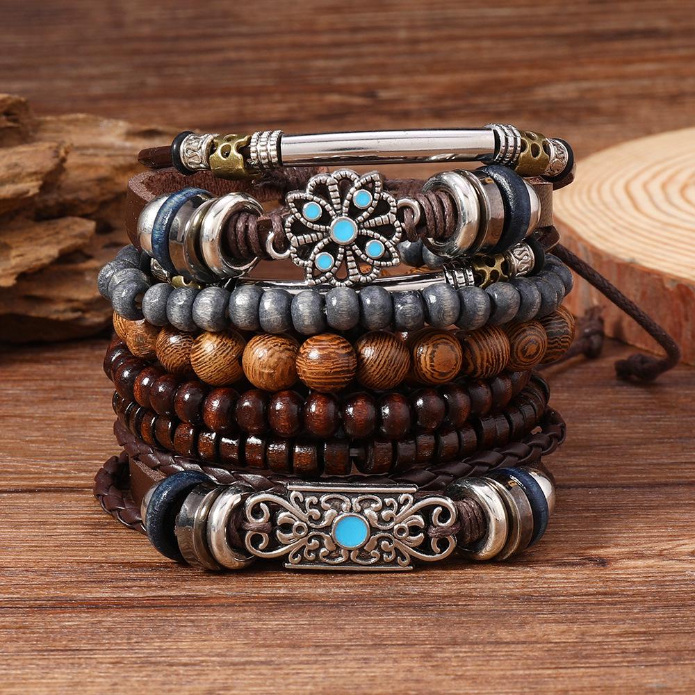 

Bohemian Beaded Butterfly Vintage Multilayer Bracelet Leather Bracelet
