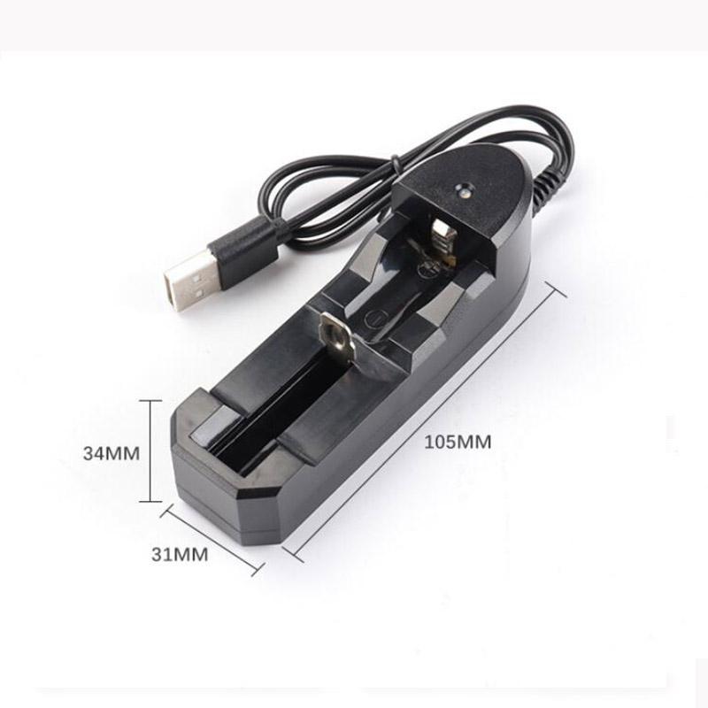 1 2 4 emplacements 3,7 V 18650 14500 Chargeur de batterie lithium-ion USB Chargeur indépendant AA 1,5 V 18350 16340 Adaptateur