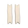 10pcs/lot Wood Gift Tags Cutouts Slices, Blank Wooden Rectangular Arrowhead Shaped Tags for Painting Writting Handmade Tag
