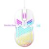 Wireless RGB Honeycomb Gaming Mouse, Lightweight with TYPE-C Charging and Wired Options