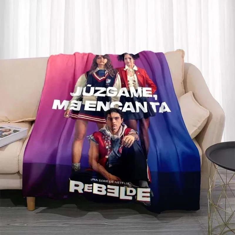 Mexico POP Band RBD Rebelde Printed Blanket Picnic Blankets Warm Blanket Soft and Comfortable Blanket Home Travel Birthday Gift