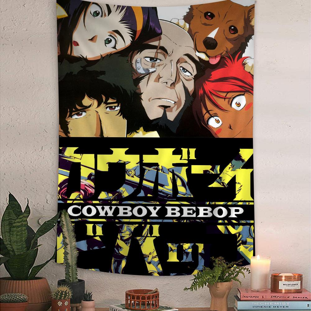 CCowboy Bebop Cartoon Tapestry Wall Hanging Decoration Household Home Decor