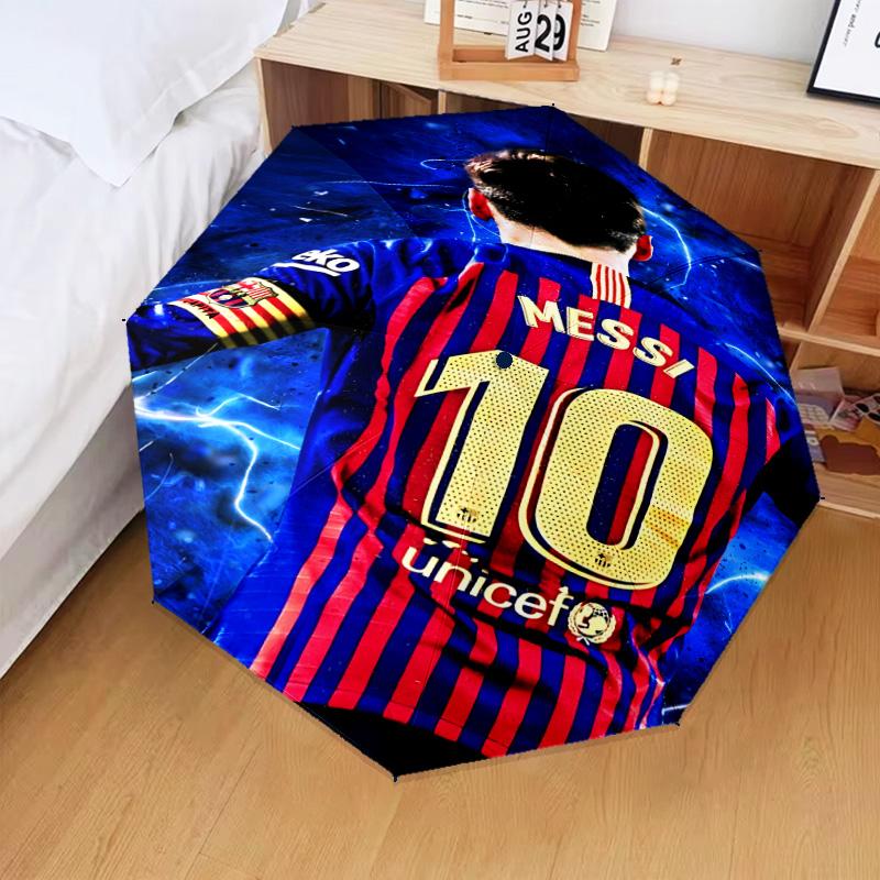 Messi's Legacy Continues Umbrella Folding umbrella, automatic umbrella 8-Frame for Travel, camping Use Gift for Halloween Christmas