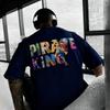 One Piece Unisexs Tshirt Monkey D Luffy Pirate King Anime Tee Summer Spring Boys Simple Short Sleeves Parentchild Outfits