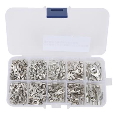 320 Stück Ring-Klemmenverbinder U-Typ Messing Mehrere Größen Elektrischer Draht Crimpzubehör OT UT