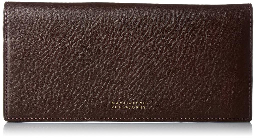 Mackintosh Philosophy Men's Bifold Long Wallet in New Oban, Dark Brown