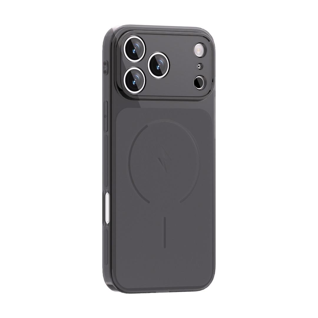 

iPhone 17/16 Pro Max Jelly Protective Case with Precision Cutouts 15 Pro Max чёрный