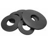 Black Soft Rubber Flat Washer M2 M2.5~M42 Anti Oil Seal Washers Waterproof O-Ring Hose Plumbing Gaskets Insulation Gasket Ring