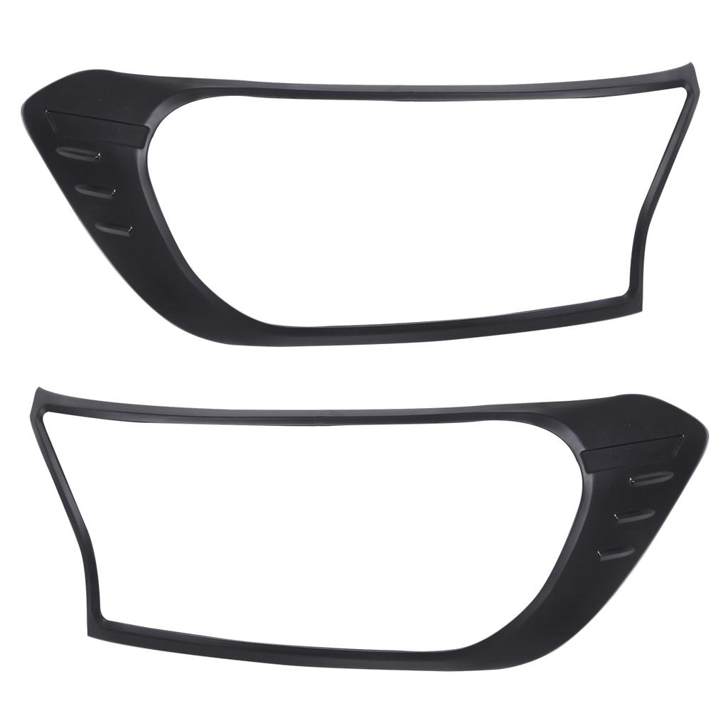 Rear Lamp Hoods Protector Tail Lights Headlight Cover Trim For Ford Ranger 2015-2025 T6 T7 T8 Wildtrak XLT XLS Sport Raptor