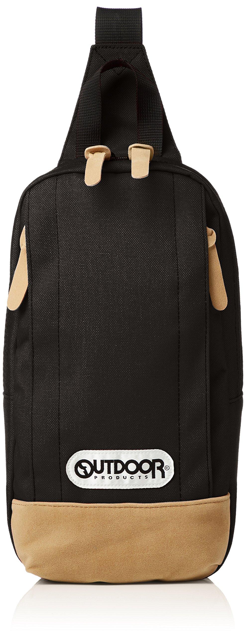 

Shoulder Bag Classic Vertical Suede Synthetic Leather Mobile Storage Plain Black [Outdoor Products] чорний