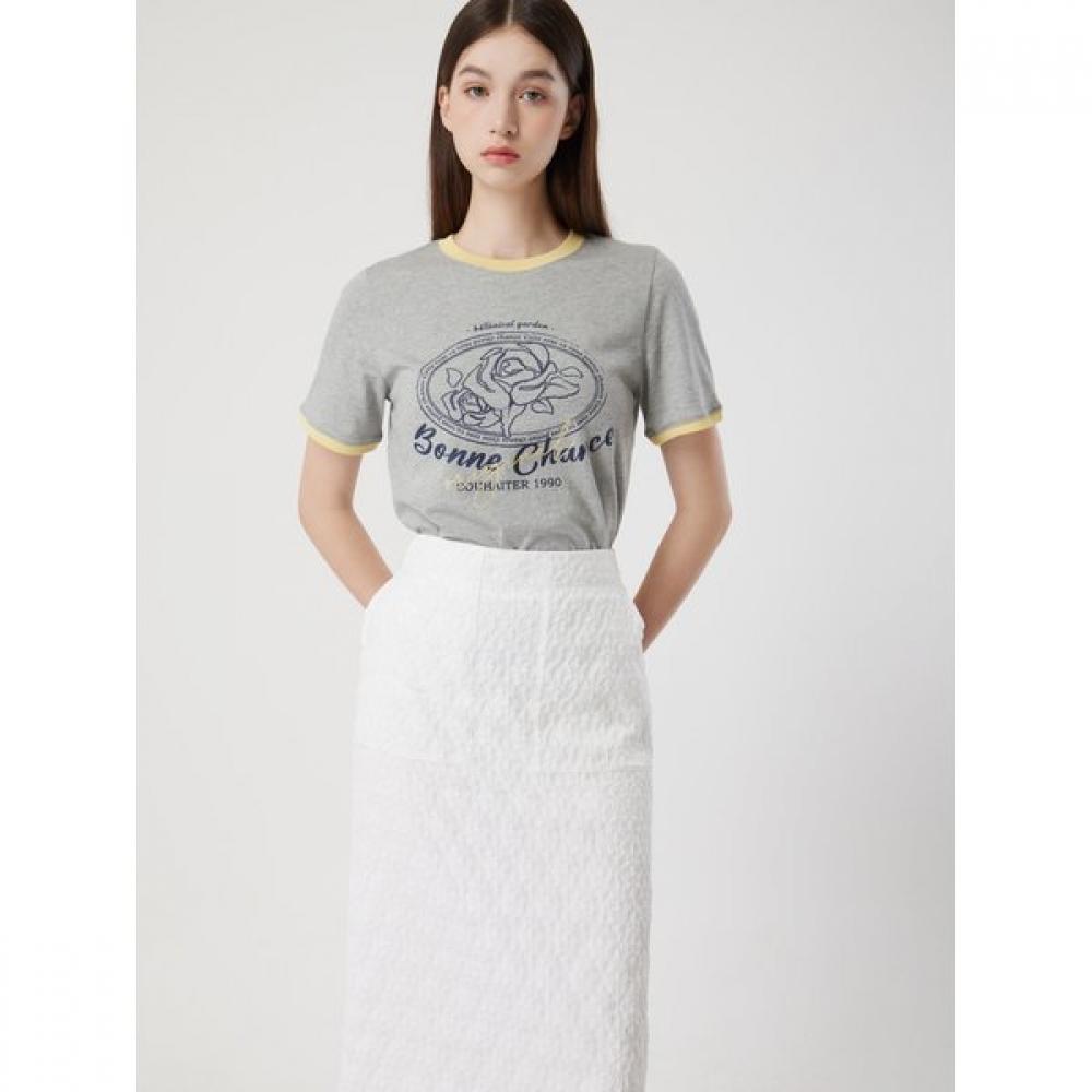 Cc Collect Jacquard Pencil Skirt C252msd041