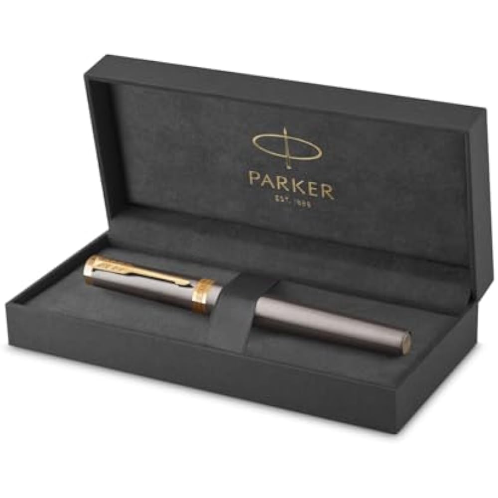 PARKER Parker Fountain Pen, Ingenuity Gray, GT, Fine Print, Gift Box, Gift Present, Premium, Regu...