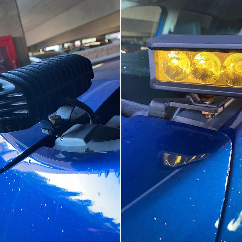 Left Hand Drive A-Pillar Spotlights Bonnet Fog Light Brackets Car Exterior Accessories for Ford Ranger T9 -2025 2024 2026