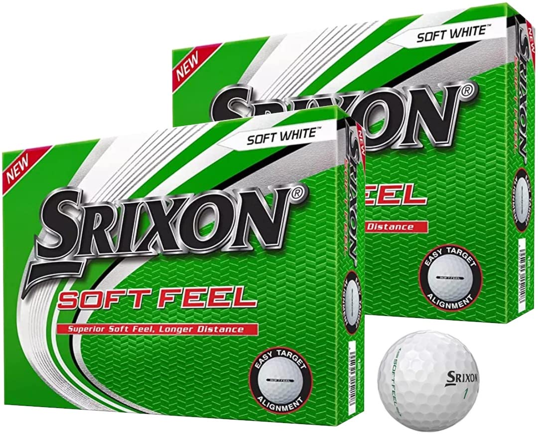 

SRIXON SOFT FEEL with bonus [2 Dozen] (white) белый