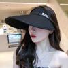 Foldable UV Protection Cycling For Women Wide Brim Empty Top Hat Sun Hat Women Cap Korean Style Hat