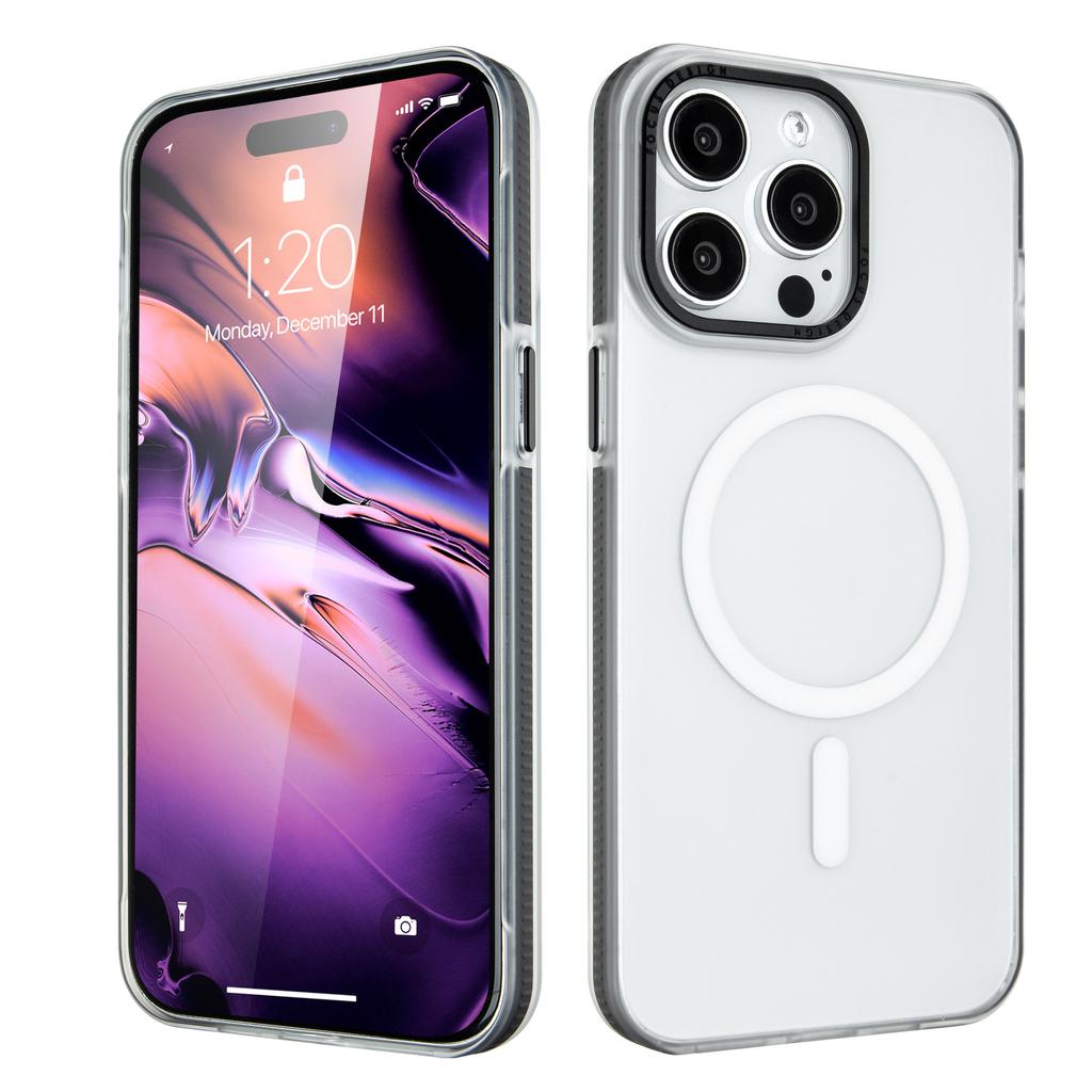 Anwendbar auf Apple 16 Transparente Handyhülle Magnetische All-Inclusive 14Pro Ultradünne Anti-Drop 13 Handyhülle
