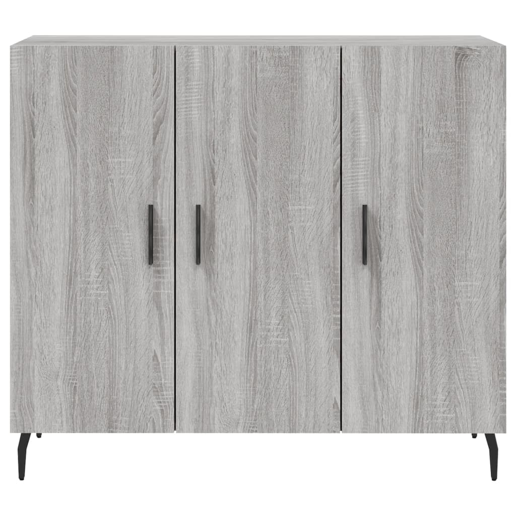 Sideboard Gray Sonoma 90x34x80 cm Particleboard