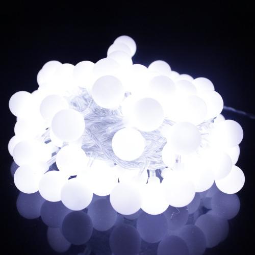 

Светодиодная гирлянда 2023, маленький круглый шарик, маленький белый шарик, батарейный отсек, звезда полного неба, небесный занавес, палатка, рождественские украшения, красочная световая гирлянда 1.5 meters with 10 lights