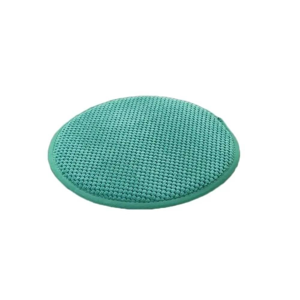 Cozy 25/35cm Seat Pad Solid Color Non-slip Chair Cushion Thick Warm Round Cushion Winter Season