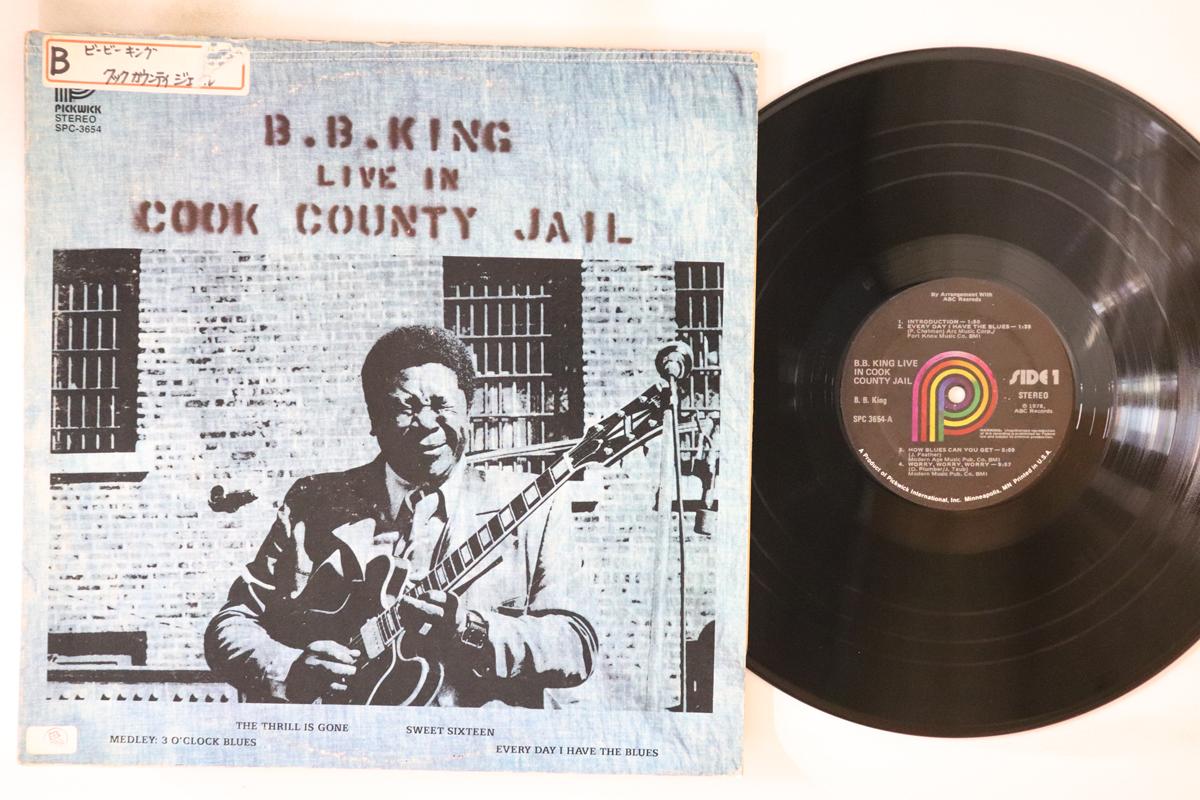 

LP Record B.B. KING Live In Cook County Jail SPC3654 PICKWICK 1978 US Blues Used