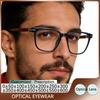 Men Blue Light Blocking Acetate Eyeglass Frame Brand Designer Eye Protection Lenses Optics Prescription Myopia Reading Eyewear