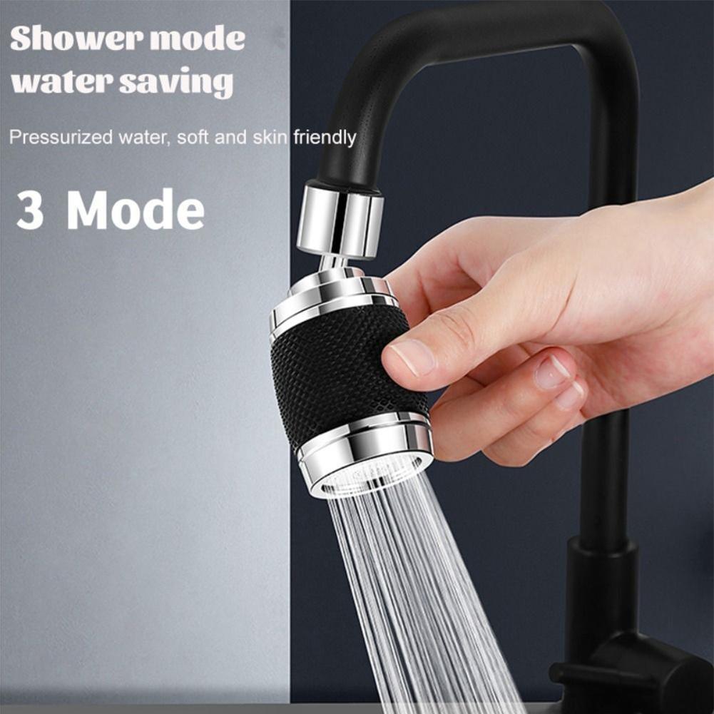 3 Modes Filter Faucet 360 Degree 90*38*24 Mm For Kitchen