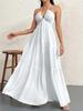 European and American Fashion Summer New Women's Halter Neck Dress