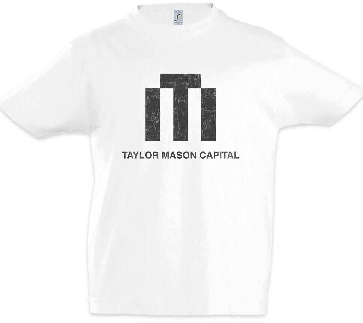 

Taylor Mason Capital Kids Boys T-Shirt Billions Logo Trader Company Logo- 110