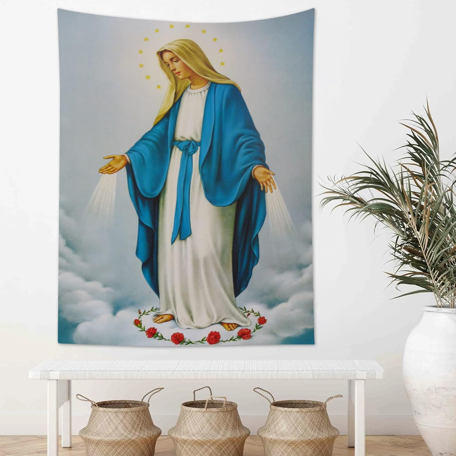 Tapestry of the Blessed Virgin Mary Mother 75x100