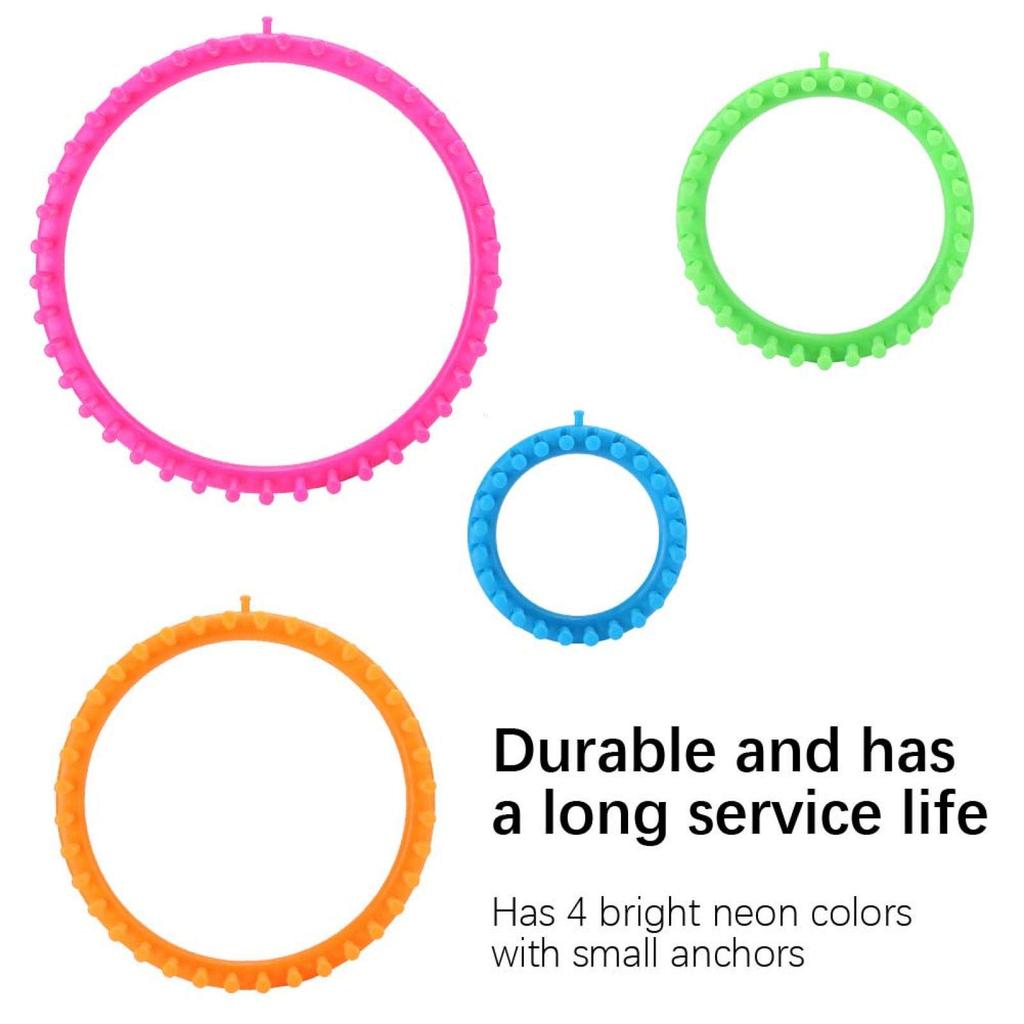 Knitting Machine Circle Knitting Machine, Plastic Circular Knitting Machine for Scarves Socks Hats Shawls