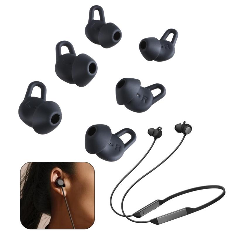 1 Set Set Vârfuri Silicon pentru Urechi pentru Căști Wireless Freelace pro2 Vârfuri Confortabil S/M/L/XL Mărime Inclusă