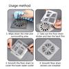 Single Use Stickers Set Convenient Hair Drain Stickers Easy To Use Stickers Set