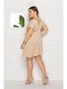 European Sexy Sleeveless V-Neck Elastic Waist Plus Size Dress