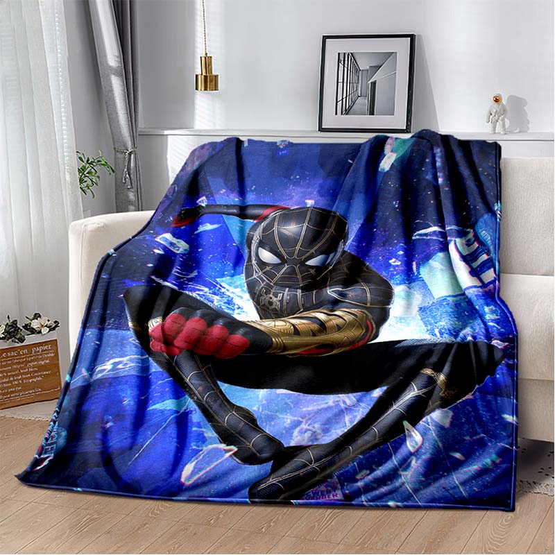 2026 New Spider-Man DIY Printed Blanket, Living Room/Bedroom Shawl, Suitable for Home, Office and Leisure Use, and Can Also Be