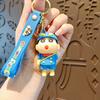 New Kawaii Crayon Shin-Chan Keychain Anime Bag Keyrings Cartoon Doll Car Pendant Decoration Accessories Kids Toys
