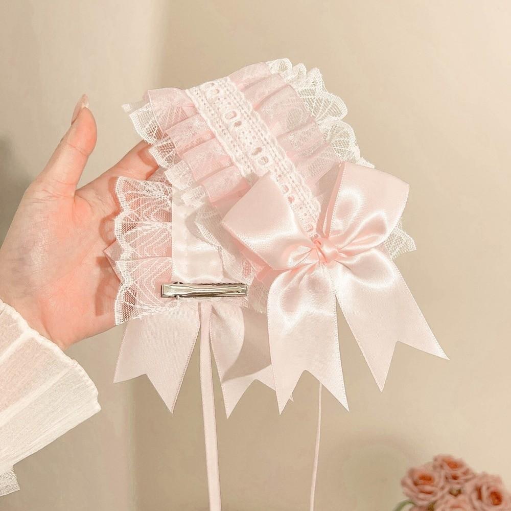 Gothic Lolita Wing Angel Headband Lace Head Wrap New Cosplay Headdress  Hair Accessories