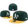 NY Baseball Cap MLB World Series Embroidered Denim Fitted Hat Sun Protection All
