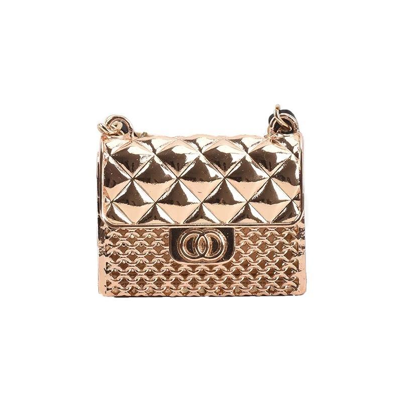 Metall miniveske kjede Crossbody skulderveske Allsidig dekorative klær Hodetelefonveske Skulderveske for kvinner