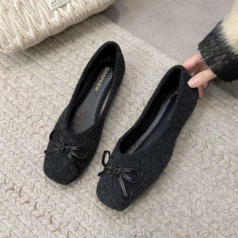 

Large size women s shoes 41 to 43 wide fat feet 2025 new French Mary Jane shoes children s flats 35 чёрный