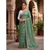Gorgeous Lahariya Printed Soft Georgette Saree with Classic Sequins Embroidery - Lightweight Party Wear Collection