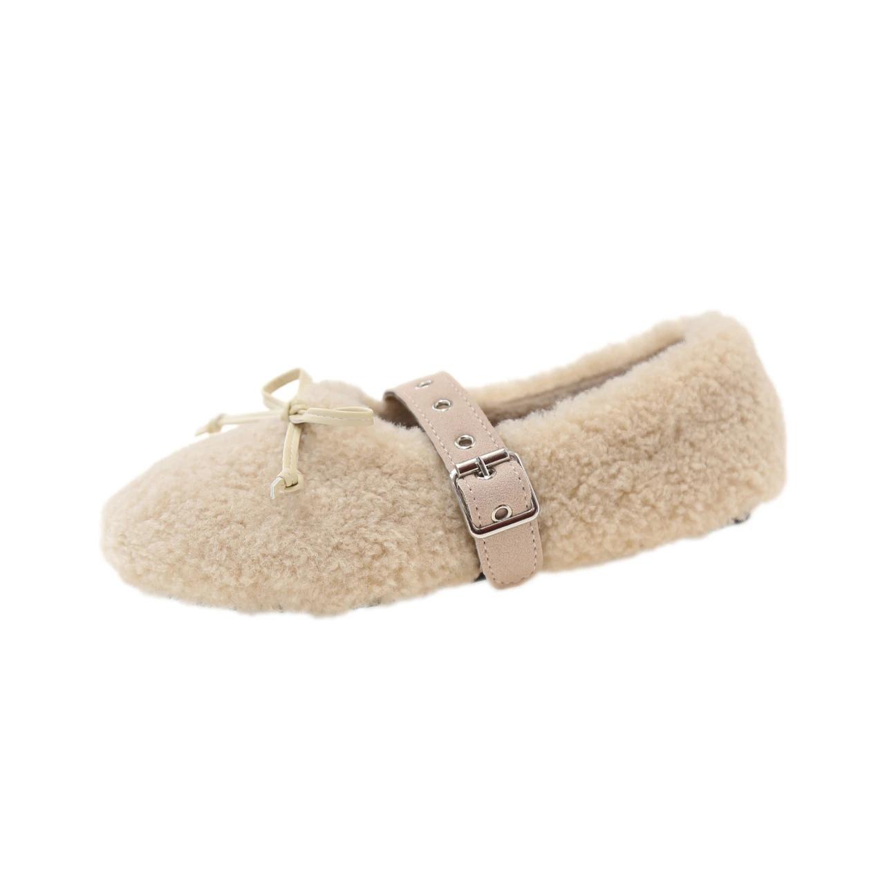

Ladies Shoes 2026 Mary Janes Women s Flats Sweet Casual Flats Women Bow Tie Round Toe Buckle Strap Soft Bottom Warm Shoes Women 40
