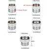 Brass Sink Faucet Adapter, Female NPT Thread Tap Aerator Adapter To Connect G1/2" Water Hose Adapter for Garden Hose Water Filter (F22mm - G1/2)
