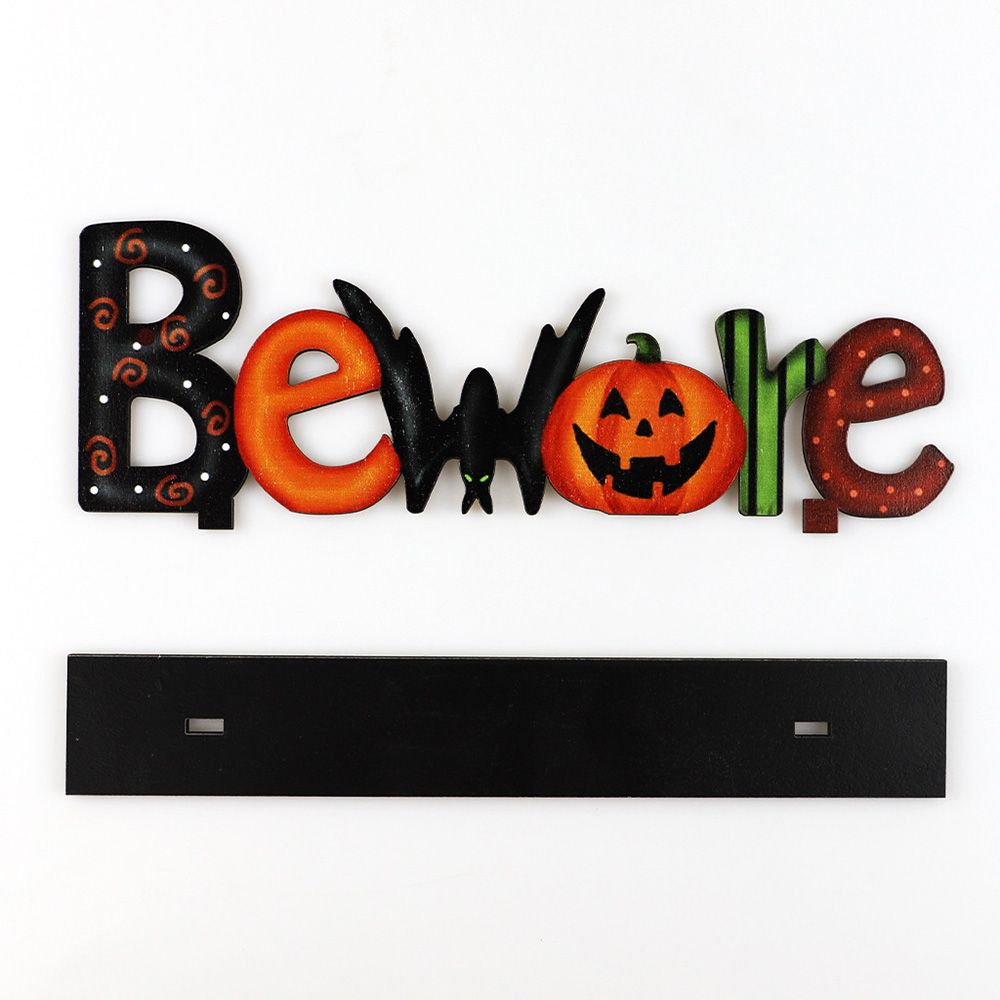 Party Table Decor Pendant Sign Backdrop Table Decoration Halloween Decoration Letters Ornaments