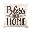 Neues Zuhause Kissen Kissen Ölmalerei Stil Rücken Geschenk Weihnachtsatmosphäre Nickerchen Sofa Auto Geschenk Kissen
