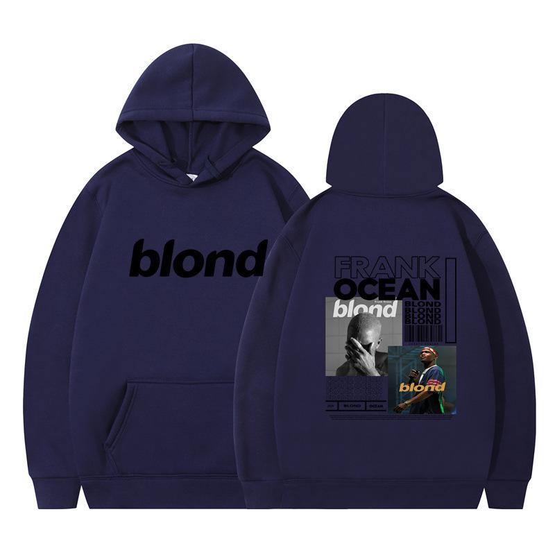 2024 Außenhandel Neu Blond Grenzüberschreitend Herbst/Winter Neu Fleece Lässig Kapuzenkragen Unisex Kapuzenpullover