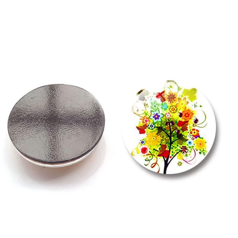 Glass Magnetic Crystal Fridge Magnet 30mm For Home Decor