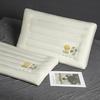All-Cotton Buckwheat Hull Pillow for Adults & Students - Cervical Support & Latex Core